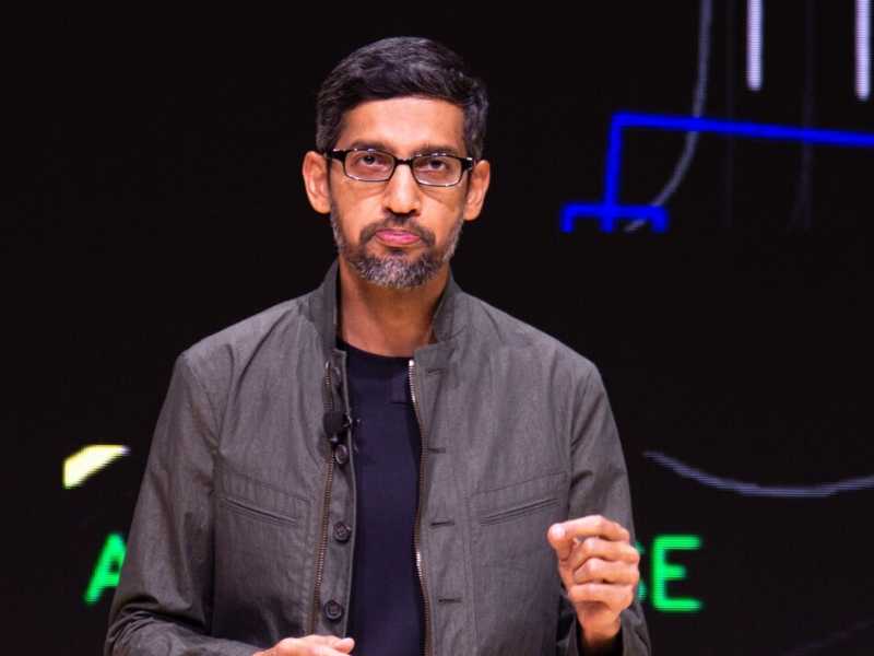 Sundar Pichai, classe 1972, l&rsquo;ingegnere indiano di Chennai che dal 2015 guida Google dopo avere seguito lo sviluppo di Gmail e Android (foto LaPresse)