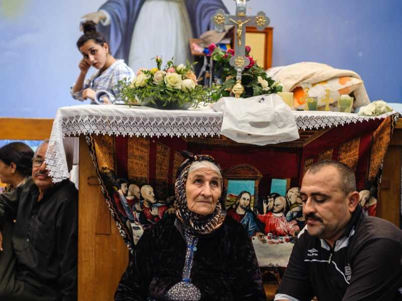 I cristiani di Qaraqosh rifugiati a Erbil (LaPresse)