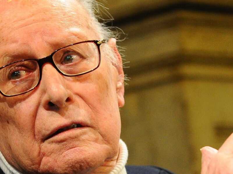 Il filosofo Emanuele Severino (foto LaPresse)