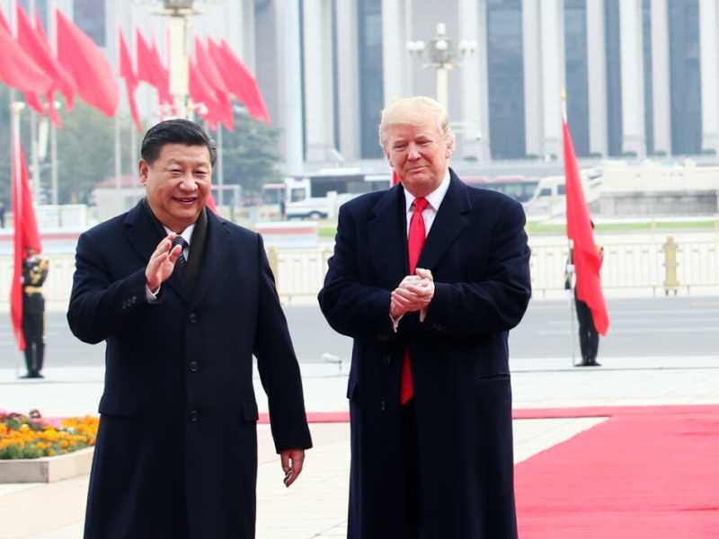 Xi Jinping e Donald Trump (LaPresse)