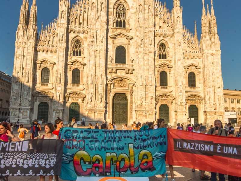 Piazza Duomo Milano (Foto LaPresse)