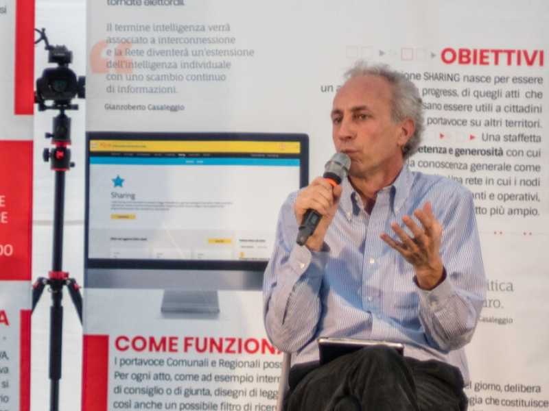 Marco Travaglio (foto LaPresse)