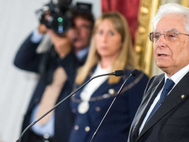 Sergio Mattarella (foto LaPresse)