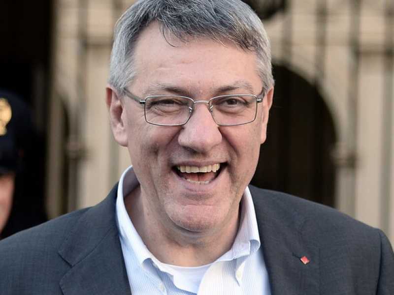 Il segretario della Cgil, Maurizio Landini (foto LaPresse)