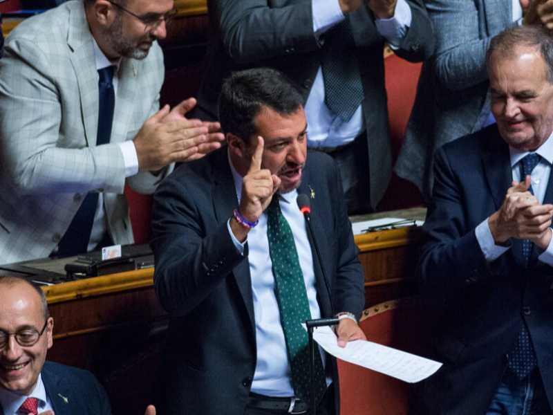 Matteo Salvini (foto LaPresse)