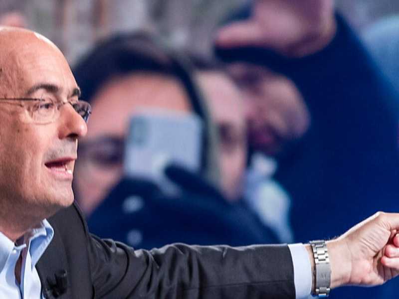 Il segretario del Pd, Nicola Zingaretti (foto LaPresse)