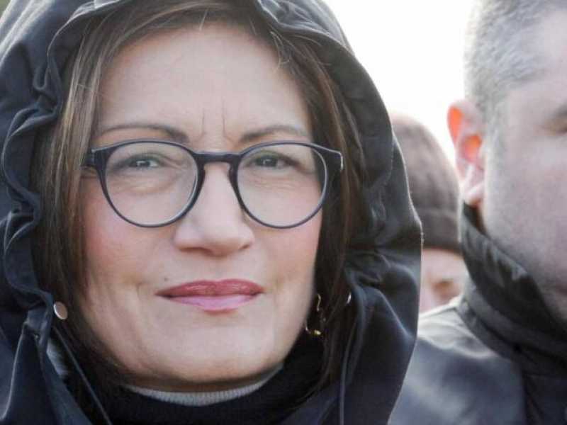 Mariastella Gelmini a Trieste (foto LaPresse)