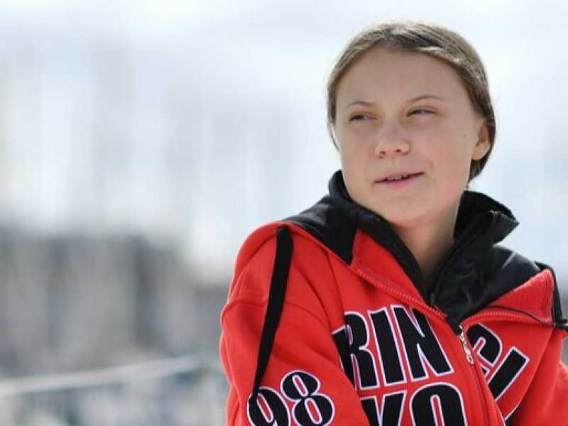 Greta Thunberg (foto LaPresse)