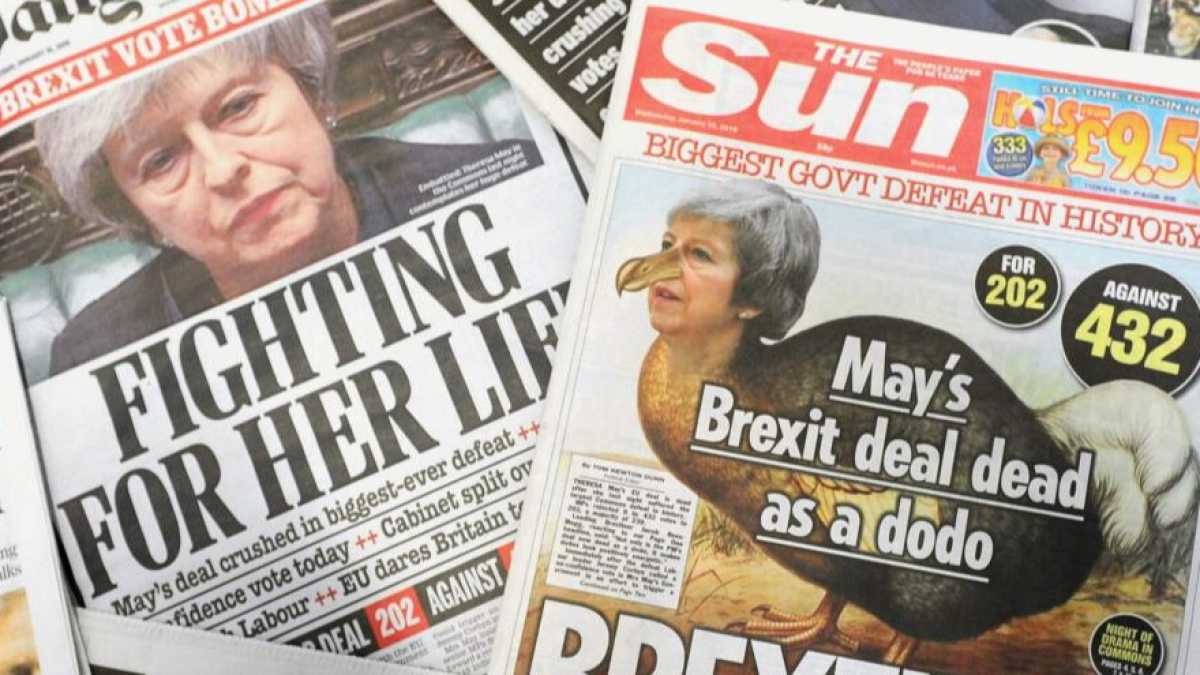 Immagine di Brexit formato tabloid