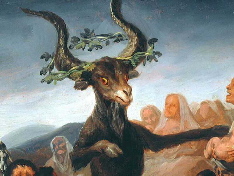 "Il grande caprone" opera di Francisco Goya
