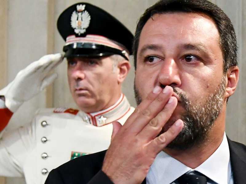 Matteo Salvini (foto LaPresse)