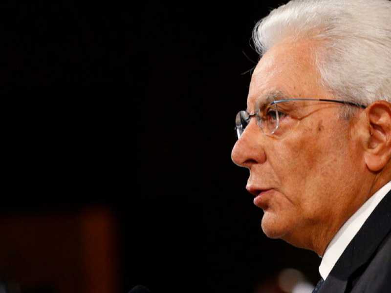 Sergio Mattarella (foto LaPresse)