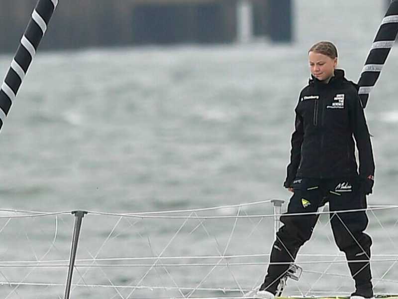 Greta Thunberg (foto LaPresse)