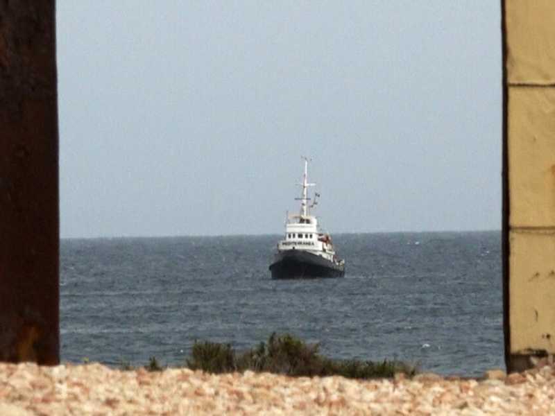 La nave Mare Jonio (foto LaPresse)