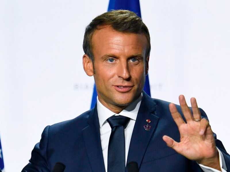 Emmanuel Macron (foto LaPresse)