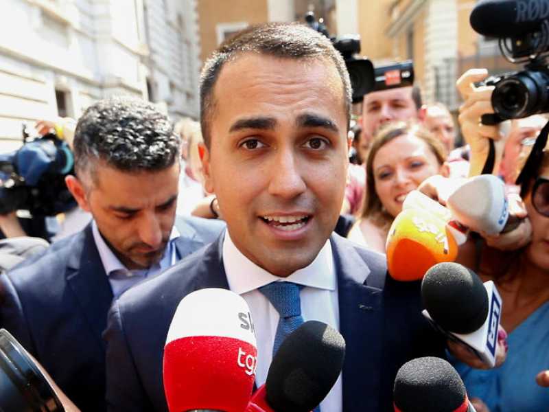 Il capo politico del Movimento 5 Stelle Luigi di Maio (foto LaPresse)
