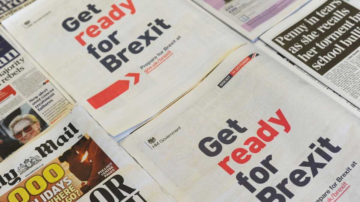 Immagine di “Get Ready for Brexit” sembra già uno slogan elettorale, ma svela sacrifici indicibili