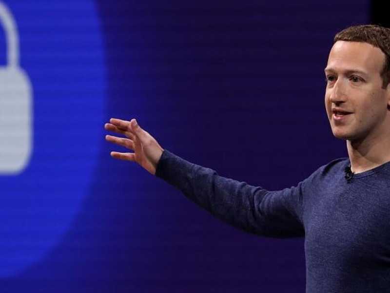 Mark Zuckerberg alla presentazione di Libra, la criptovaluta di Facebook (foto LaPresse)