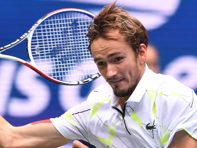 Daniil Medvedev durante la finale agli Us Open (foto LaPresse)