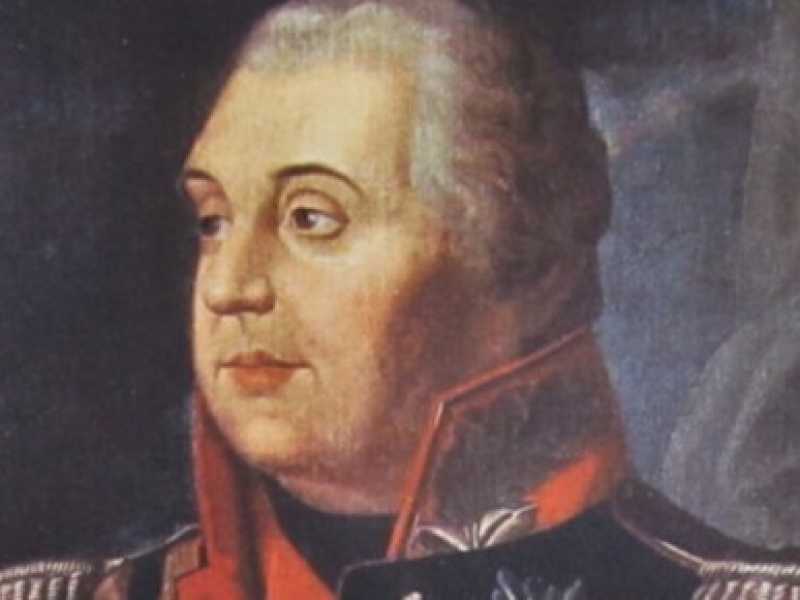 Un dipinto raffigurante il generale Kutuzov
