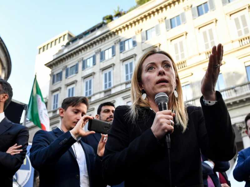 Giorgia Meloni (foto LaPresse)