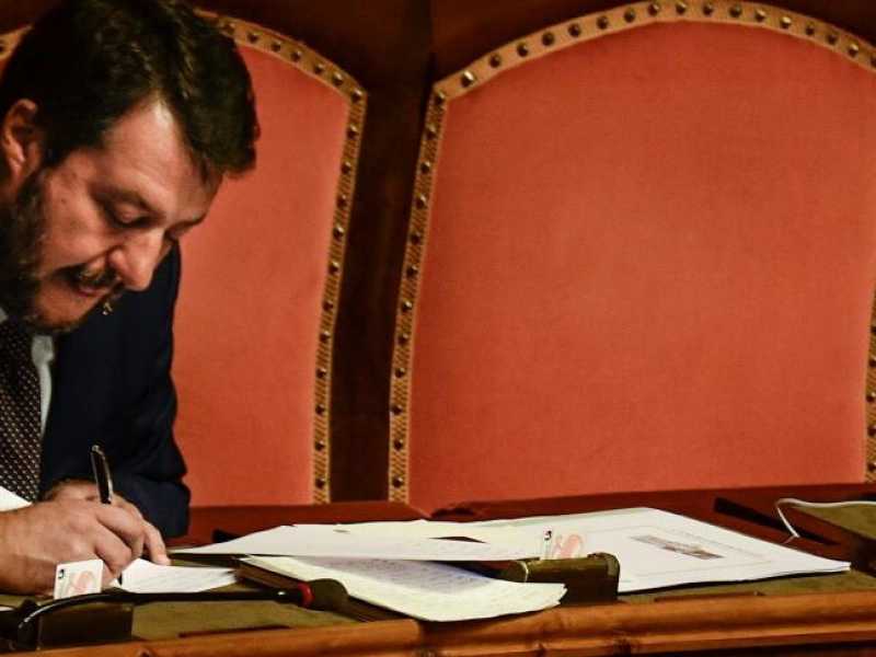 Matteo Salvini (foto LaPresse)