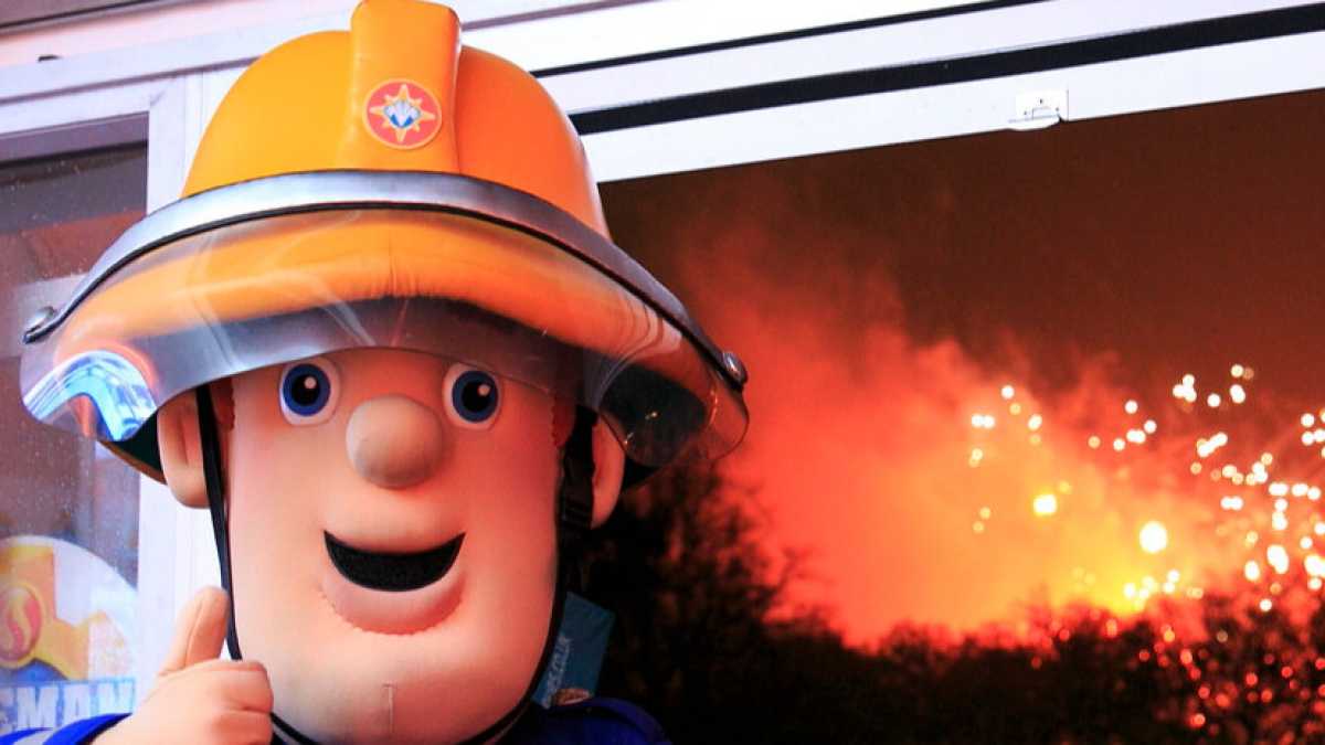 Immagine di Il pompiere più pericoloso della Gran Bretagna è un cartone animato