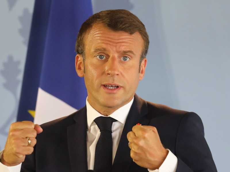 Emmanuel Macron (Foto LaPresse)