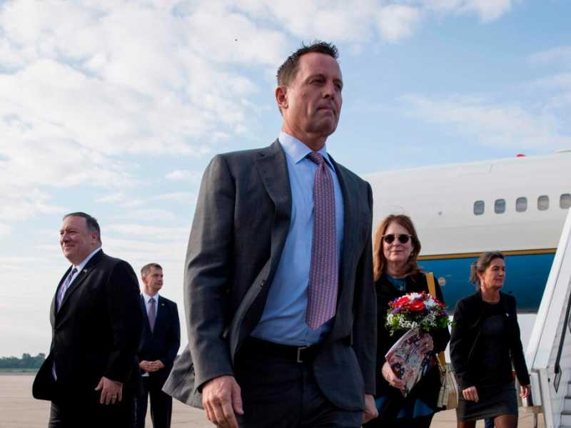 Richard Grenell (al centro) - foto LaPresse