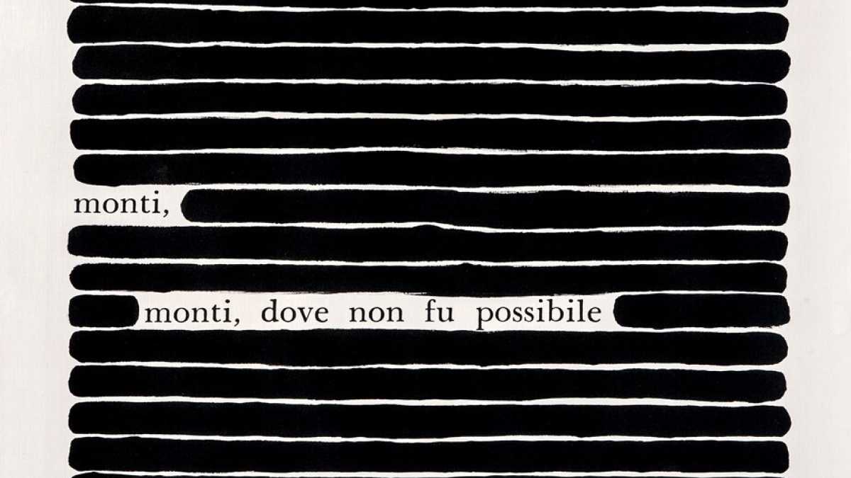 Immagine di Prendere sul serio Emilio Isgrò. Cancellandolo