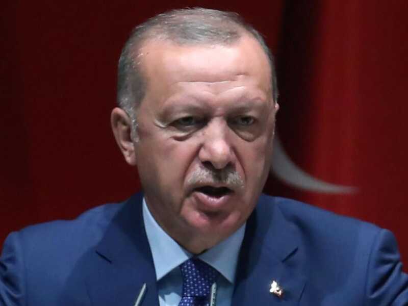 Il presidente turco Recep Tayyip Erdogan (foto LaPresse)