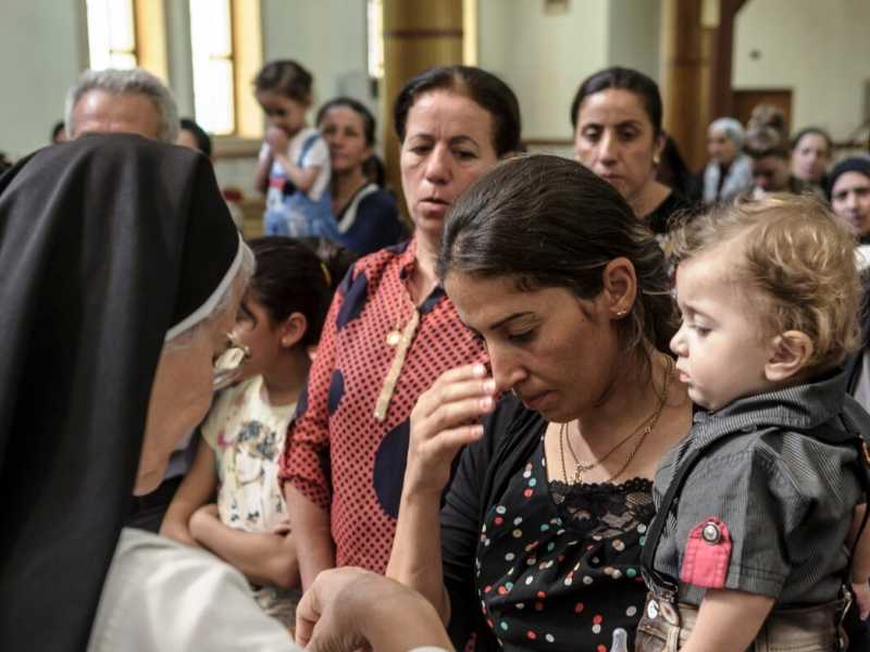 I cristiani di Qaraqosh rifugiati a Erbil