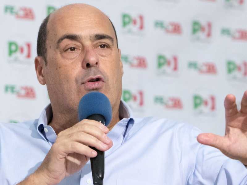 Il segretario del Pd Nicola Zingaretti (foto LaPresse)