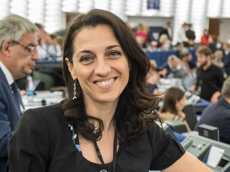 Irene Tinagli - Sessione plenaria del Parlamento Europeo (LaPresse)