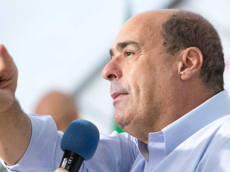 Il presidente della Regione Lazio e segretario del Pd Nicola Zingaretti (foto LaPresse)