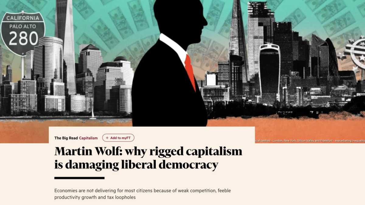 Immagine di Questo capitalismo è truccato, è tempo di una riforma radicale