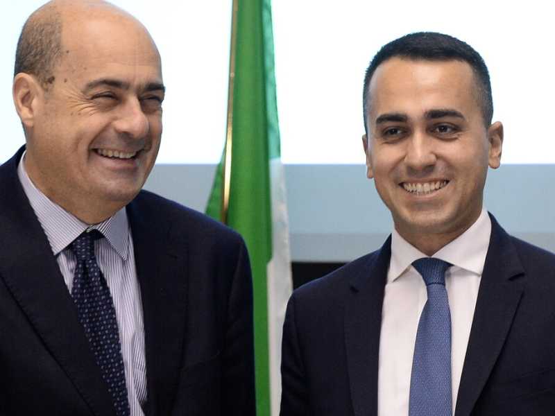 Zingaretti e Di Maio (LaPresse)