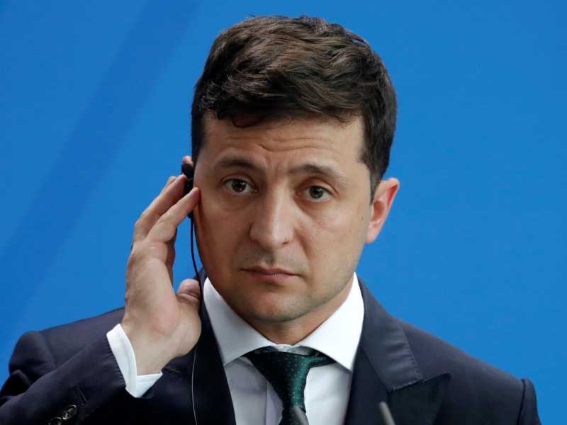 Il presidente ucraino Volodymyr Zelensky (foto LaPresse)