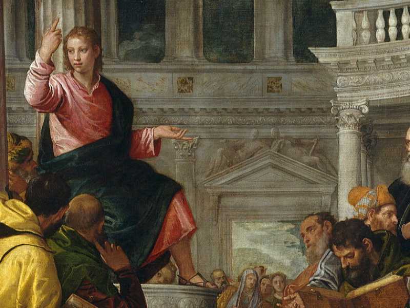 Disputa di Ges&ugrave; con i dottori del Tempio, Paolo Veronese, 1560 circa