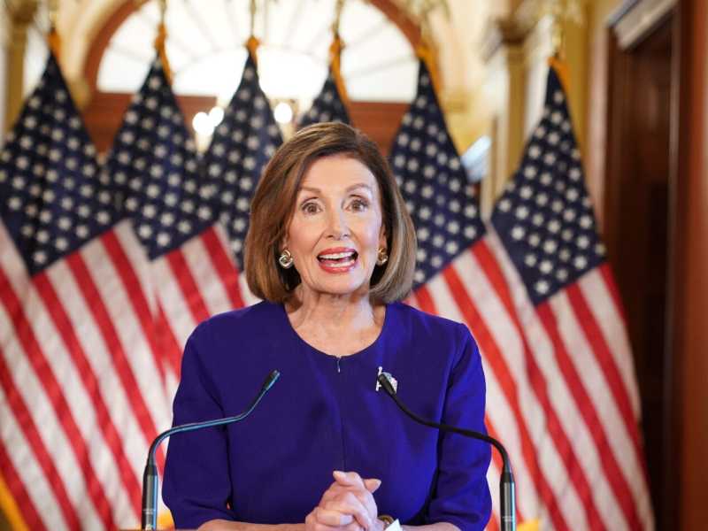 Nancy Pelosi, speaker della Camera dei rappresentanti (foto laPresse)