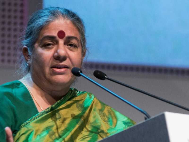 Vandana Shiva (foto LaPresse)