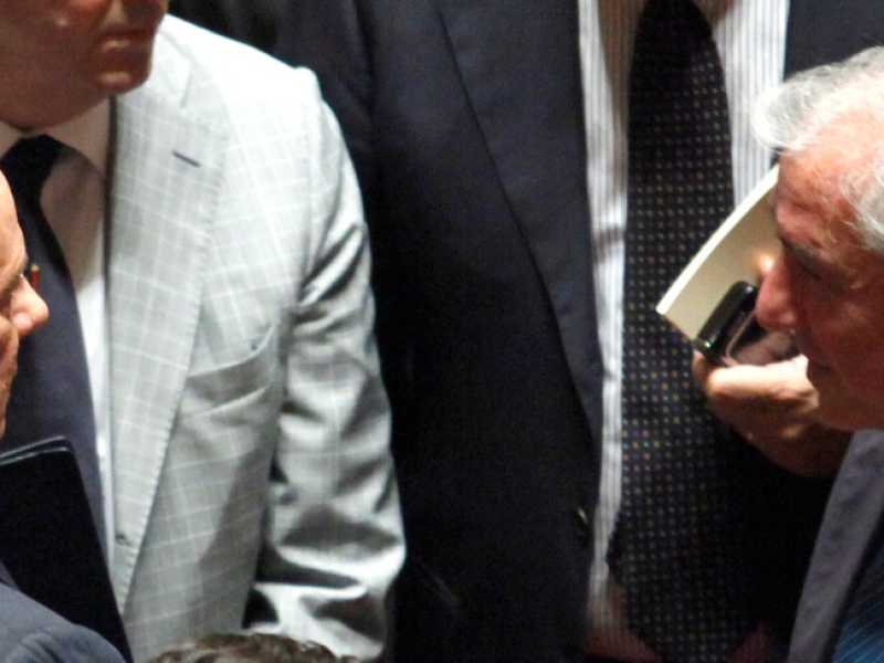 Silvio Berlusconi e Marcello Dell'Utri (Foto LaPresse)