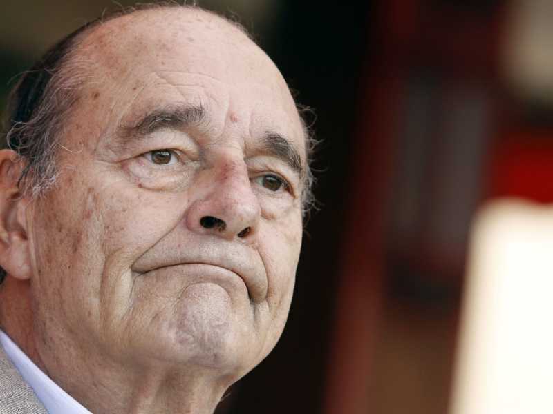 L'ex presidente della Repubblica francese Jacques Chirac in uno scatto del 2011 (foto LaPresse)