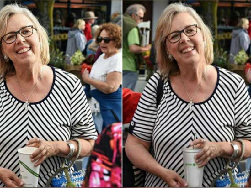 La foto incriminata di Elizabeth May