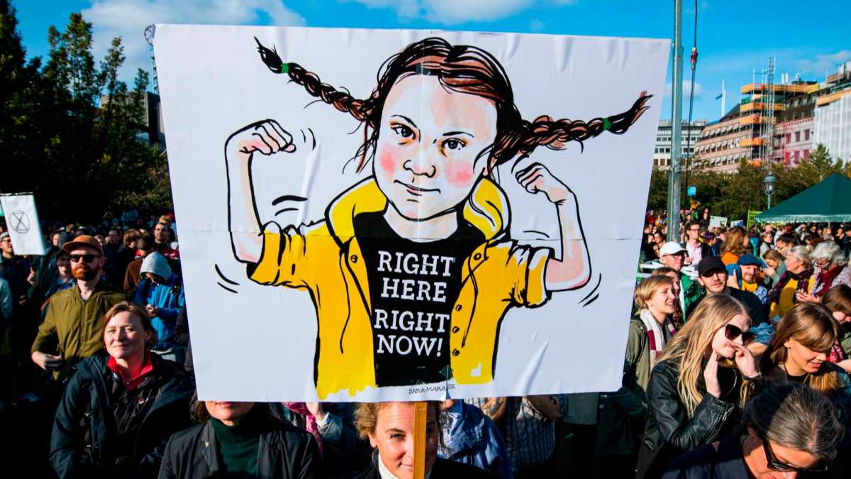 Immagine di Greta sotto l’Inps