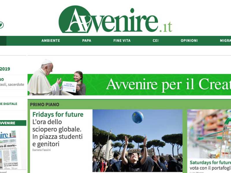 Avvenire scende in campo. Contro il suicidio assistito? No, si tinge di verde per il clima