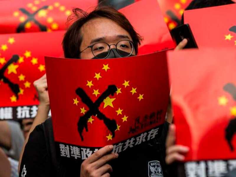 Manifestazioni antigovernative a Hong Kong (foto LaPresse)