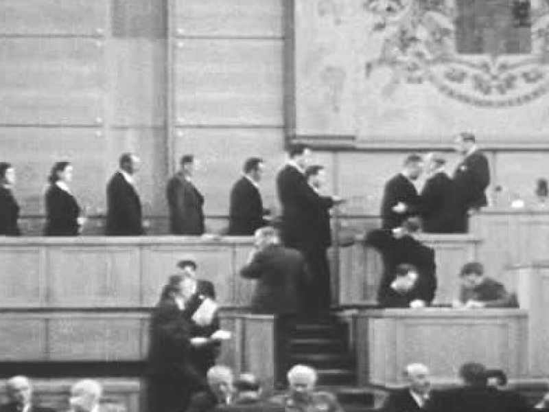 Febbraio 1948. Colpo di stato in Cecoslovacchia, i ministri democratici si dimettono