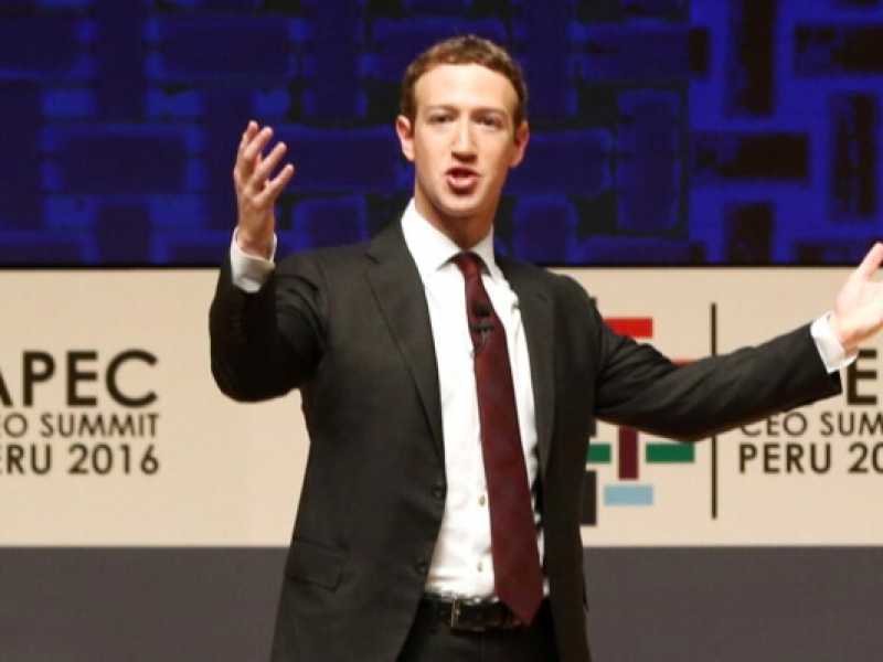 Mark Zuckerberg (foto LaPresse)
