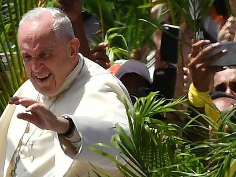 Papa Francesco (foto LaPresse)